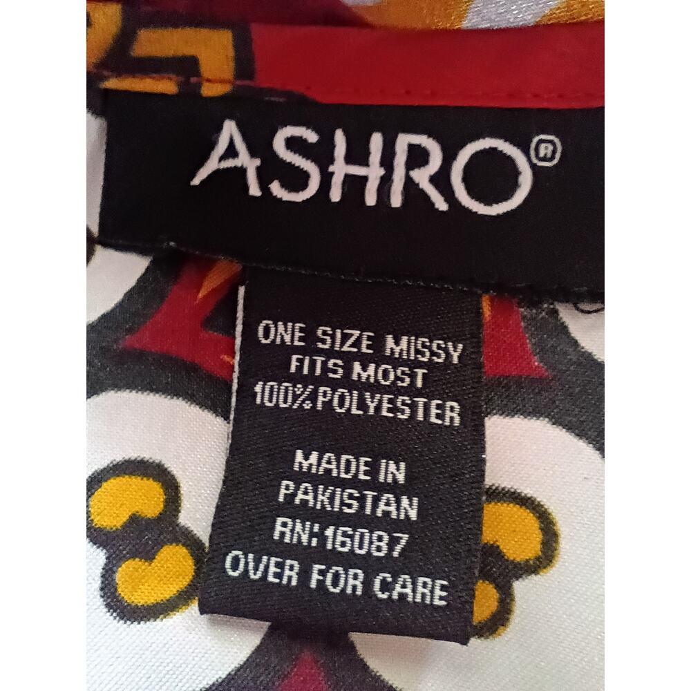 ASHRO Women's Kaftan ONE SIZE Polyester Lightweight Vacations Bohemian Summer - Picture 4 of 4